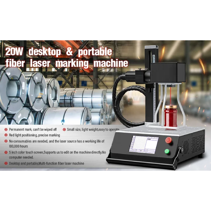 Máquina de grabado láser de fibra 20W portátil MDJET DESKTOP LD-20 - Imagen 4