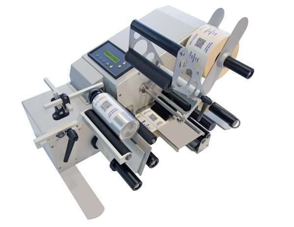 Etiquetadora Semi-Automática 300 mm para productos cilíndricos